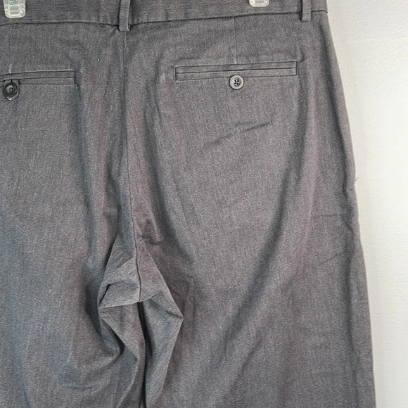 GAP Mens Straight Fit Pants Charcoal Grey Stretch Preppy Size 34 x 32 - Picture 4 of 9